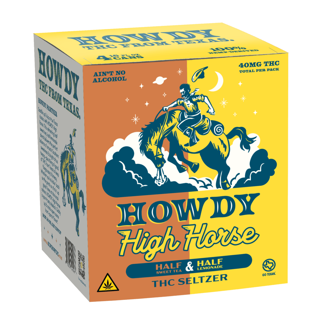 Howdy 5mg THC Half Lemonade and Half Sweet Tea 4 Pack