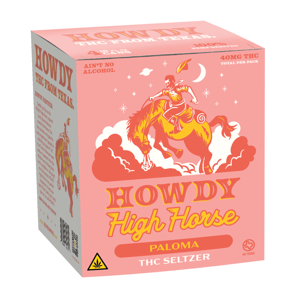HOWDY High Horse 10mg THC Paloma 4-Pack