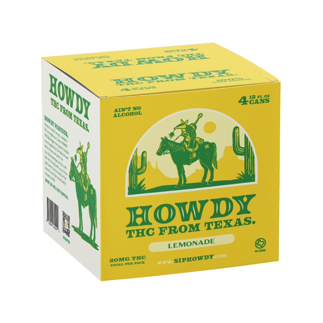 HOWDY Lemonade 5mg THC 4-Pack