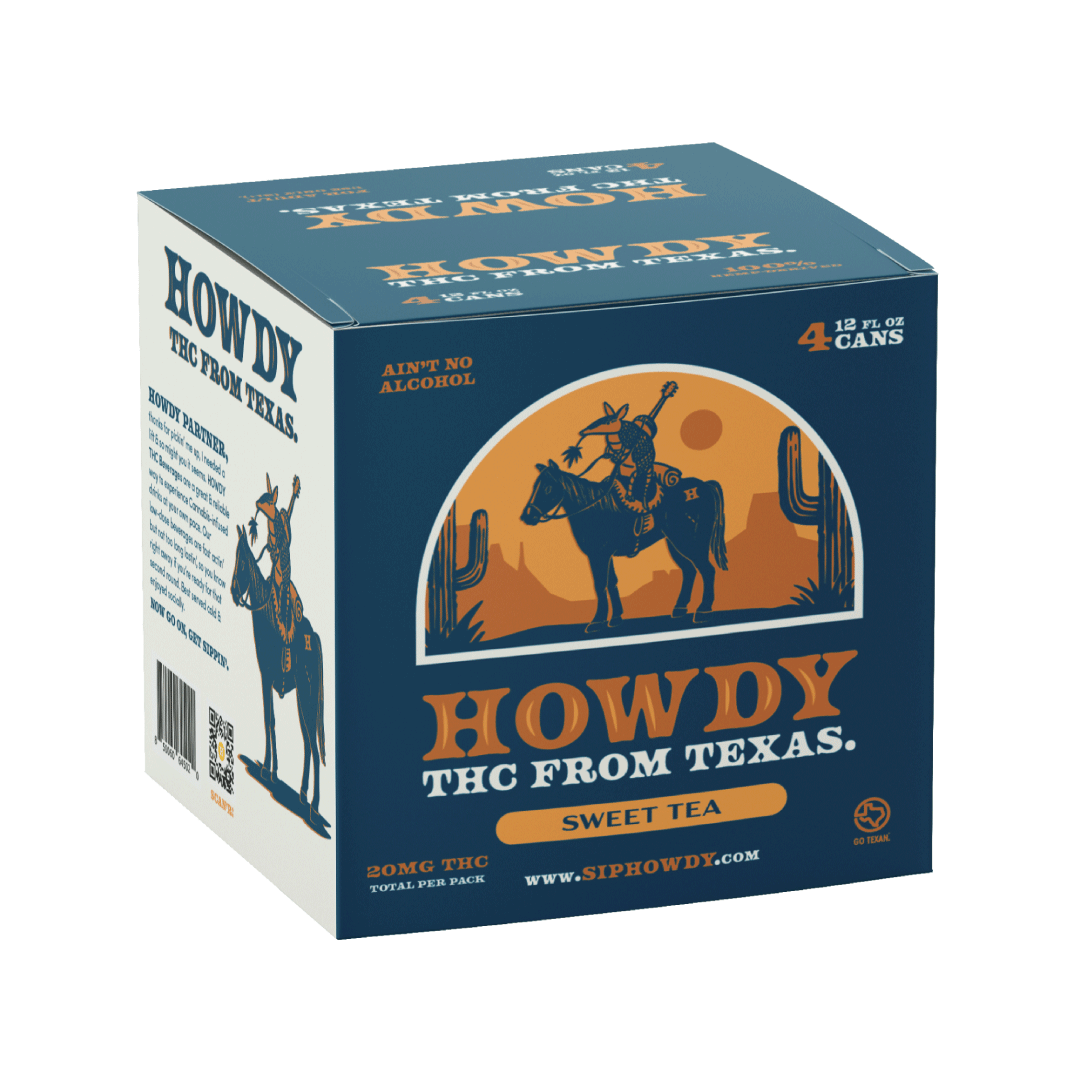 HOWDY Sweet Tea 5mg THC 4-pack